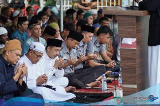 Ratusan Warga Binaan Rutan Kelas 1 Medan Laksanakan Sholat Idul Fitri Berjamaah
